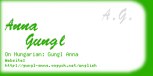 anna gungl business card